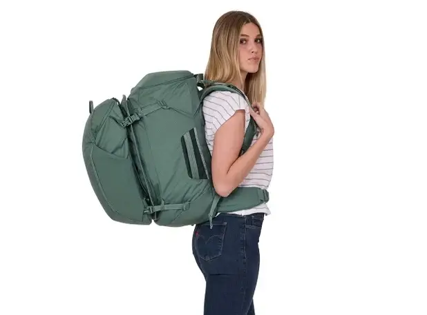 Thule Landmark mochila de viaje para mujer Verde de 60L