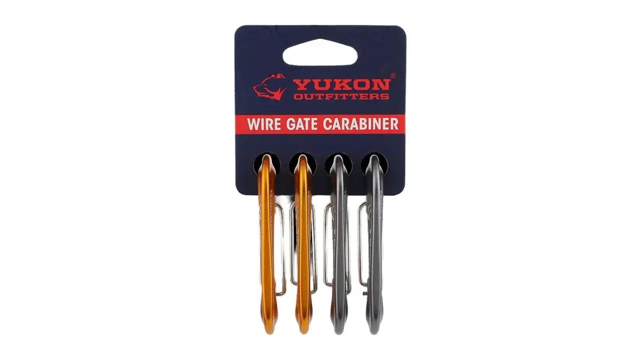 Yukon Wire Gate Carabiner 4 packs